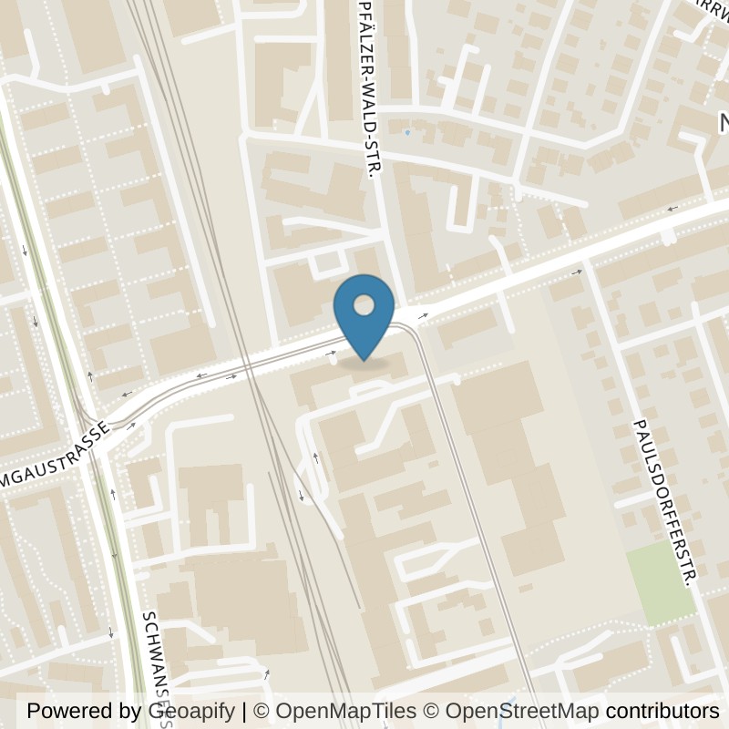 Map: location of FIT STAR München-Giesing in München