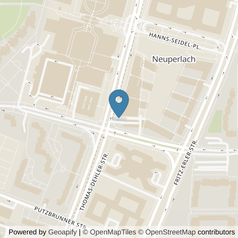Map: location of FIT STAR München-Perlach in München