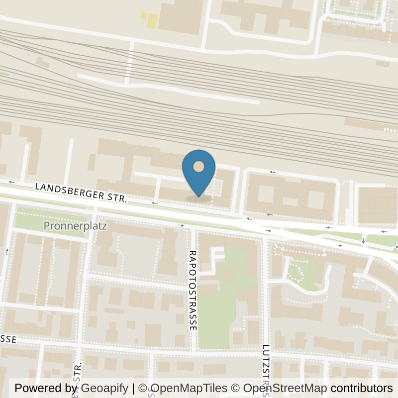 Map: location of FIT STAR Laim in München