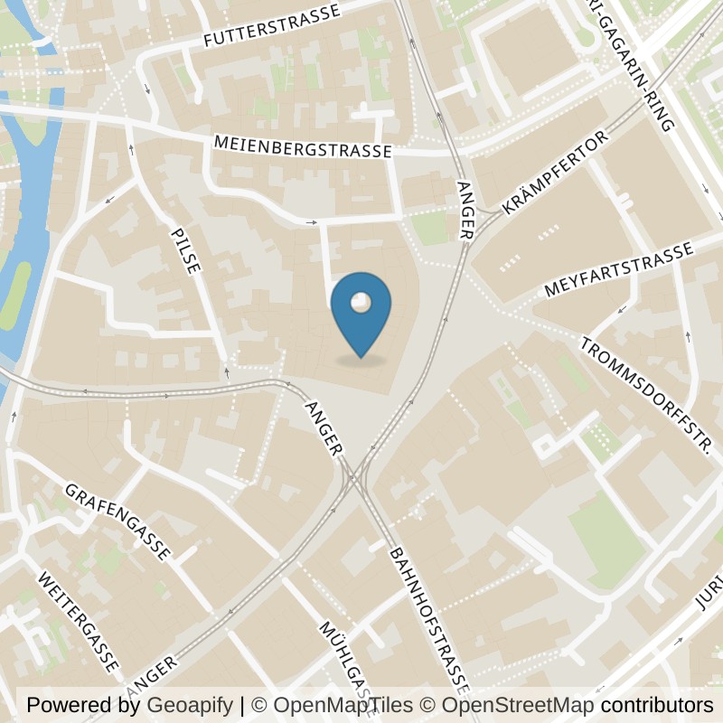 Map: location of FitStop Erfurt in Erfurt