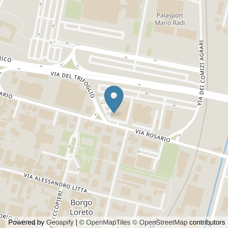 Map: location of FitUP Cremona in Cremona