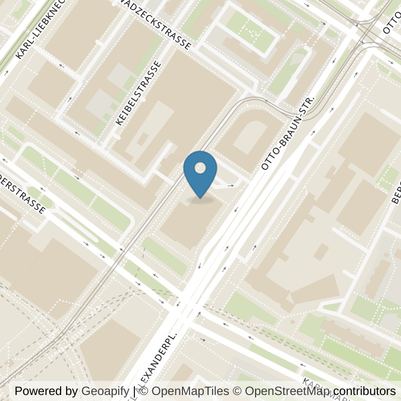 Map: location of FitX Berlin-Alexanderplatz in Berlin