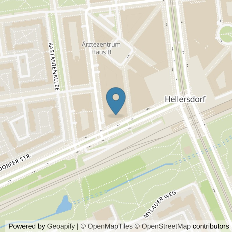 Map: location of FitX Berlin-Hellersdorf in Berlin