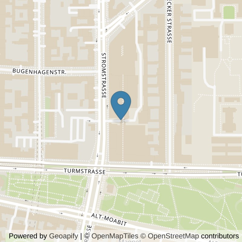 Map: location of FitX Berlin-Moabit in Berlin