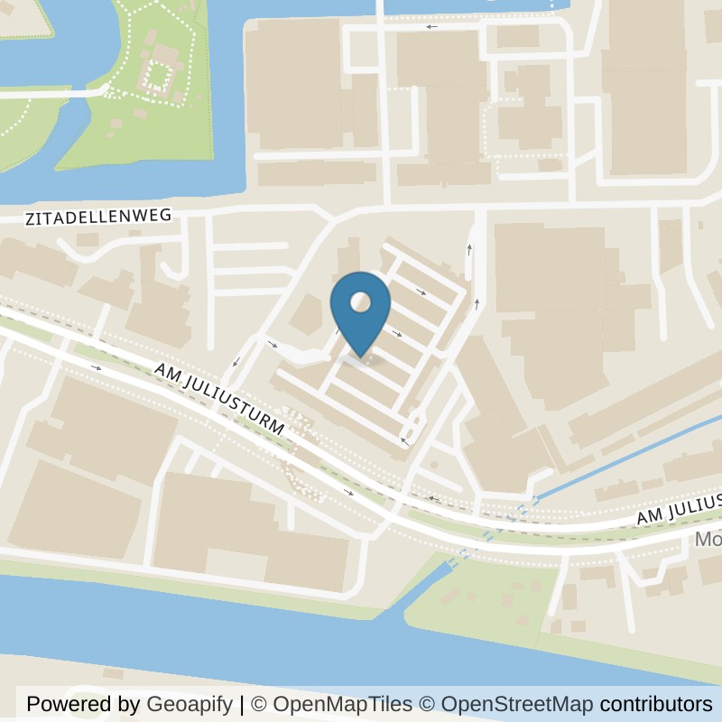Map: location of FitX Berlin-Spandau in Berlin