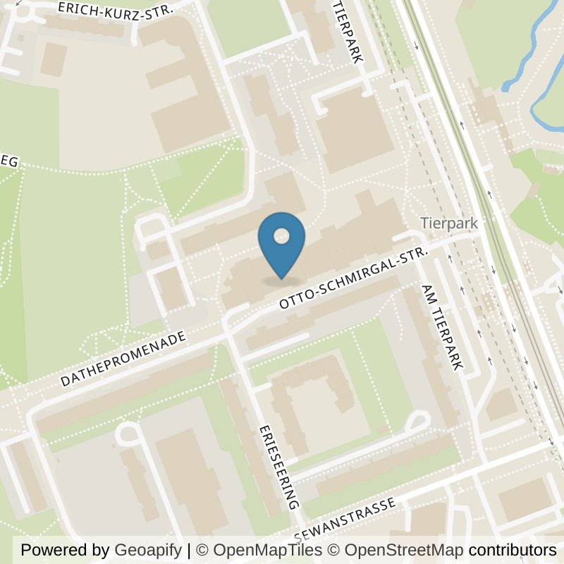 Map: location of FitX Berlin-Tierpark in Berlin
