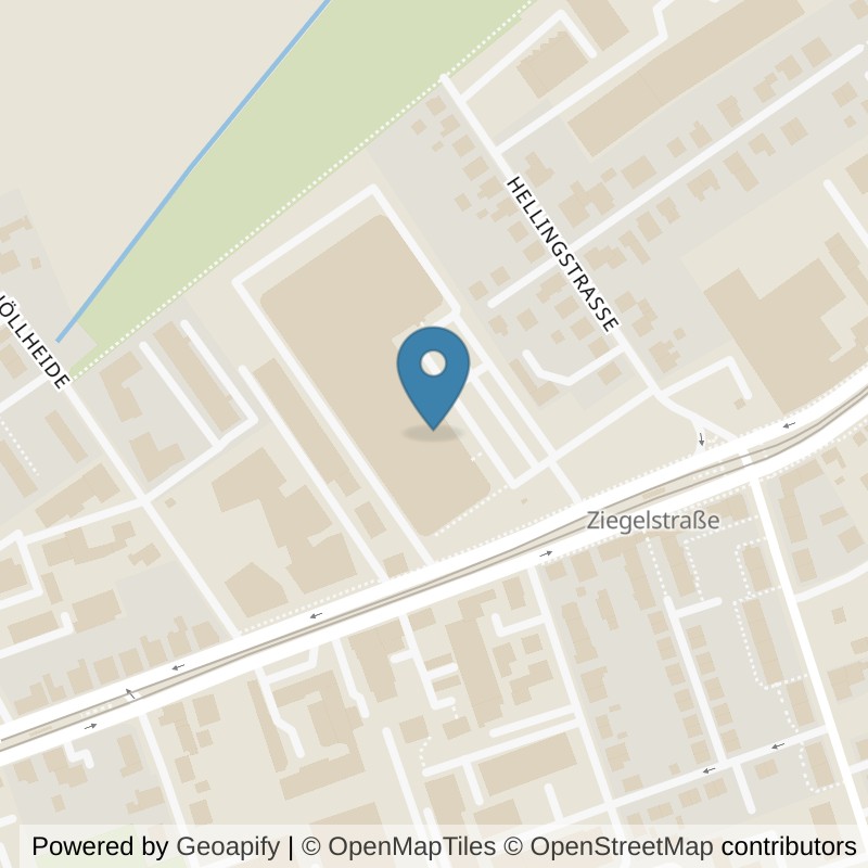 Map: location of FitX Bielefeld-Mitte in Bielefeld