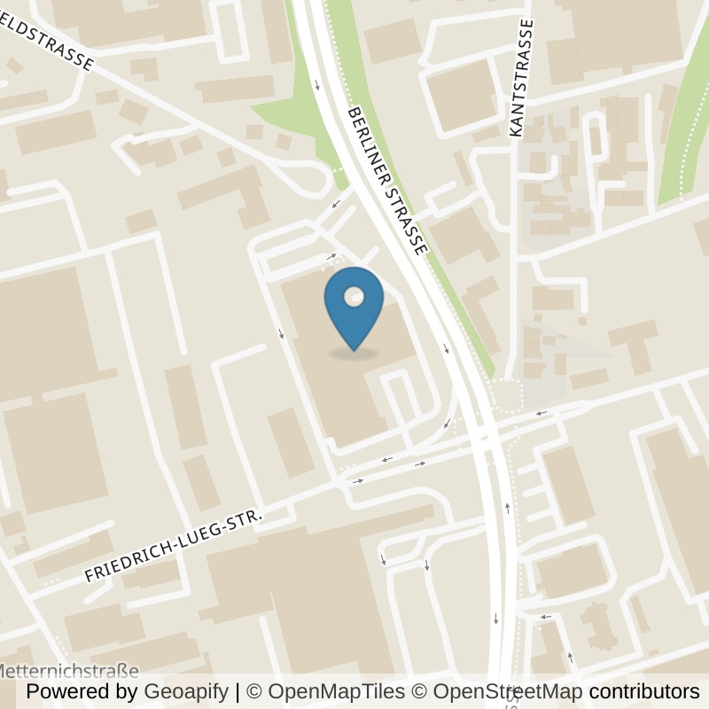 Map: location of FitX Bochum-Wattenscheid in Bochum