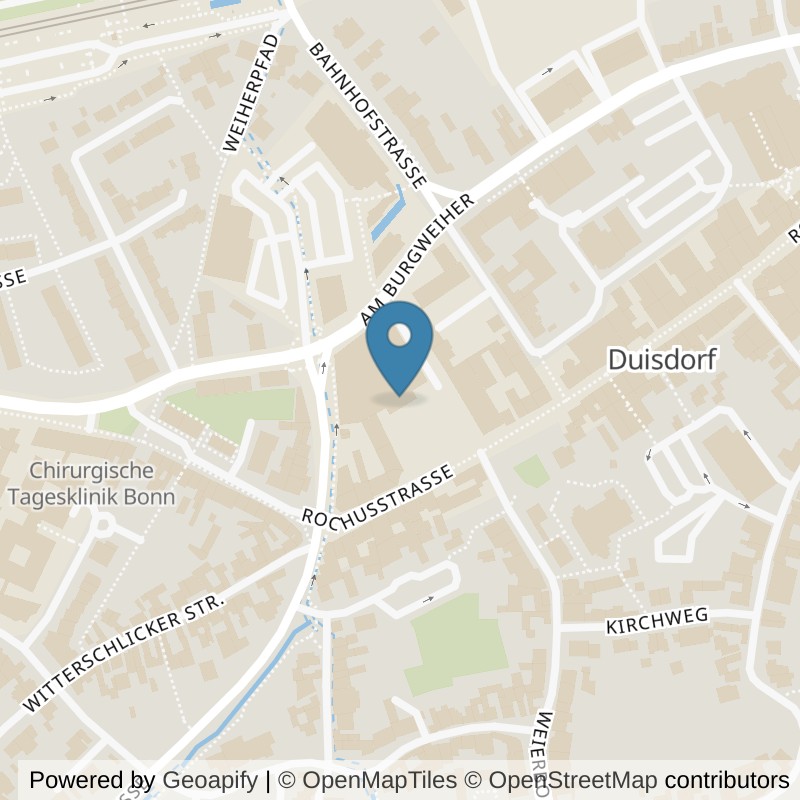Map: location of FitX Bonn-Duisdorf in Bonn