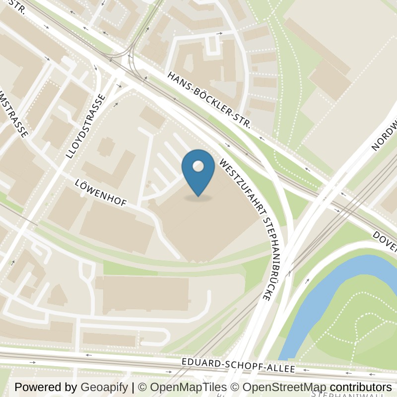 Map: location of FitX Bremen-Löwenhof-9 in Bremen