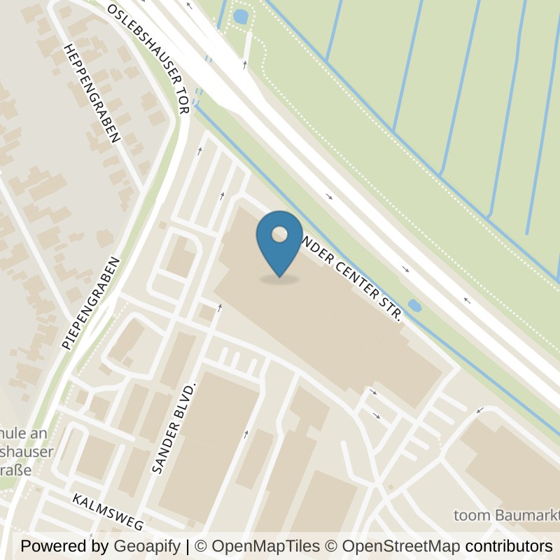 Map: location of FitX Bremen-Schragestrasse-4 in Bremen