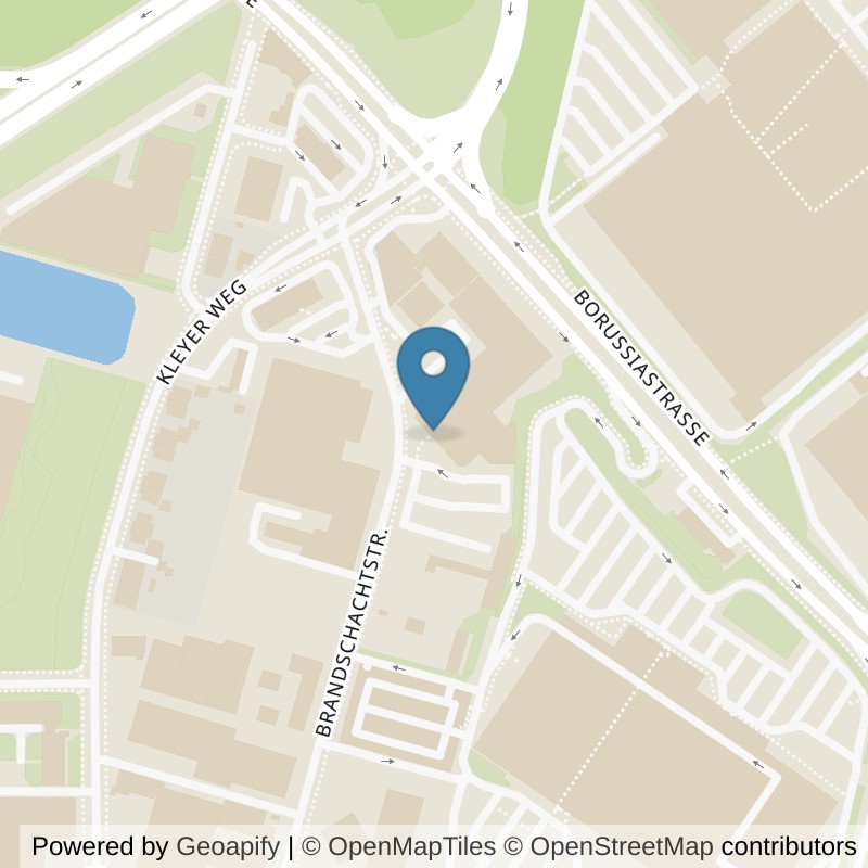 Map: location of FitX Dortmund-Kley in Dortmund