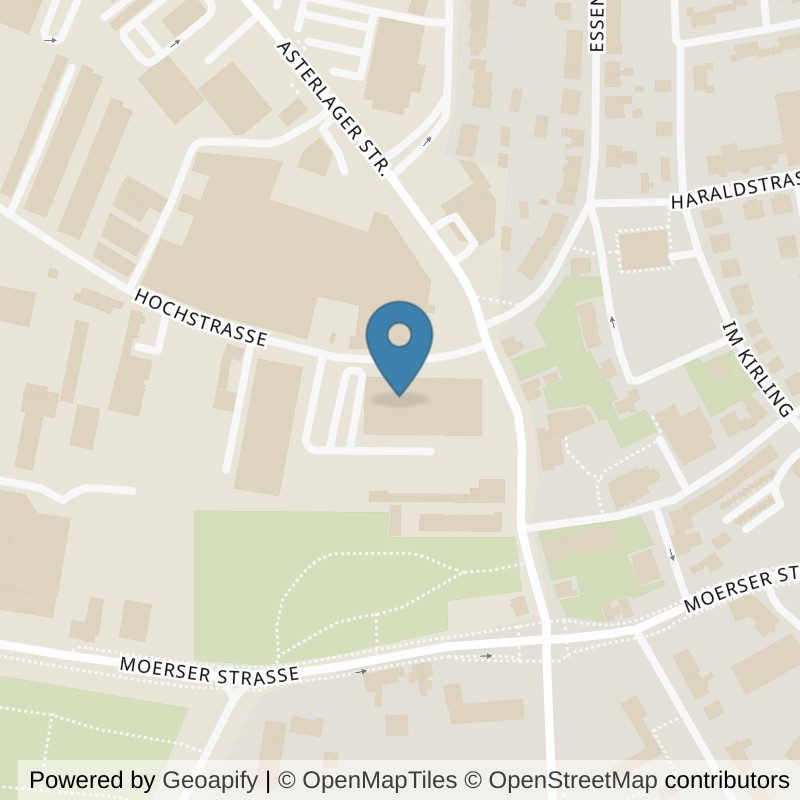 Map: location of FitX Duisburg-Rheinhausen in Duisburg