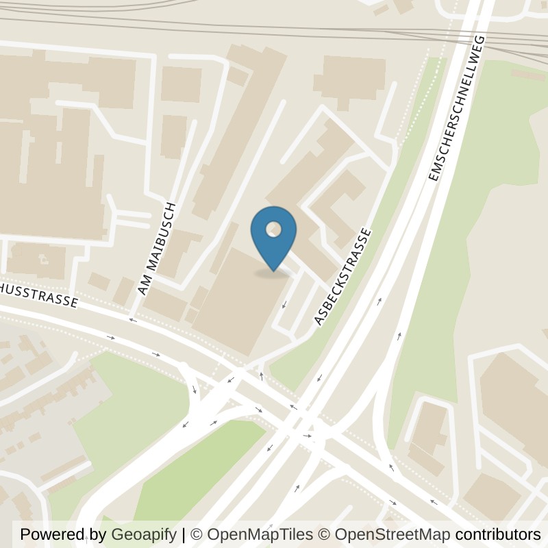Map: location of FitX Gelsenkirchen-Heßler in Gelsenkirchen