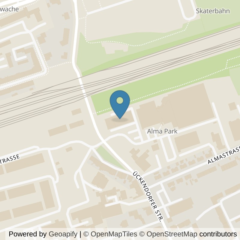 Map: location of FitX Gelsenkirchen-Mitte in Gelsenkirchen