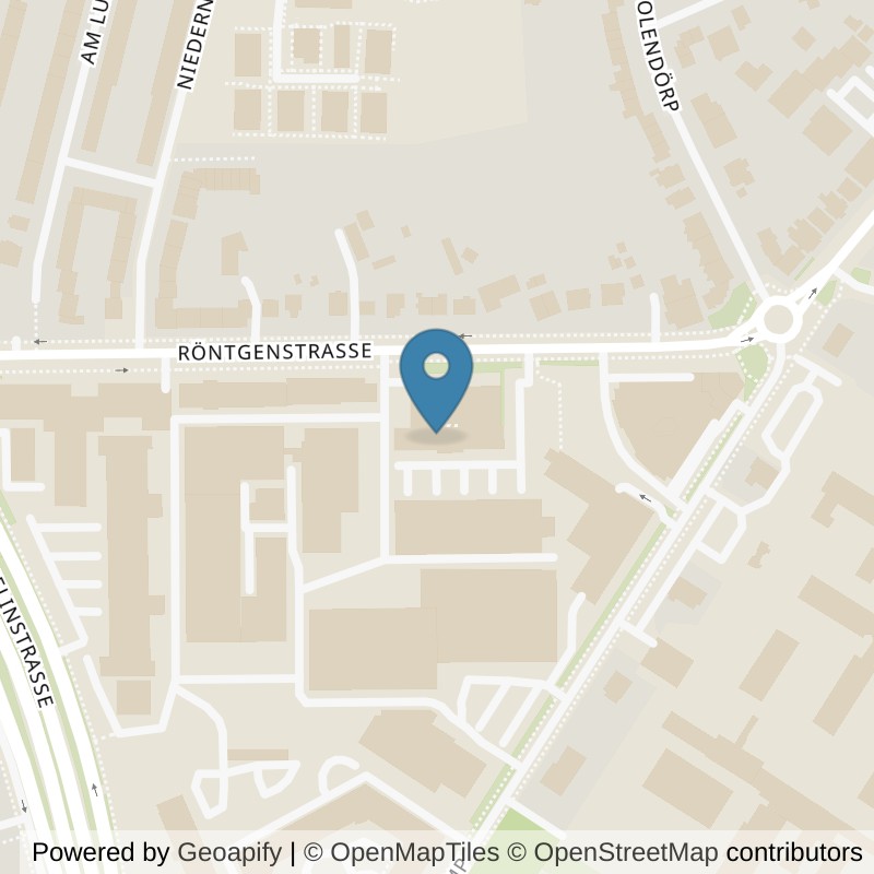 Map: location of FitX Hamburg-Röntgenstrasse-28 in Hamburg