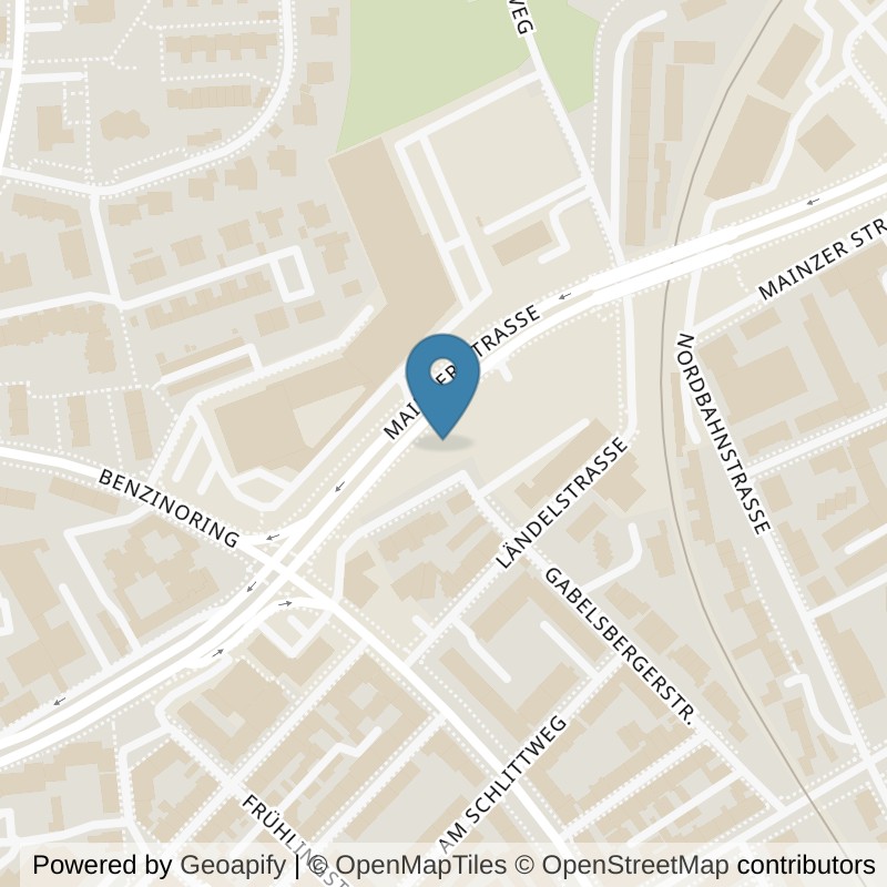 Map: location of FitX Kaiserslautern-Innenstadt in Kaiserslautern