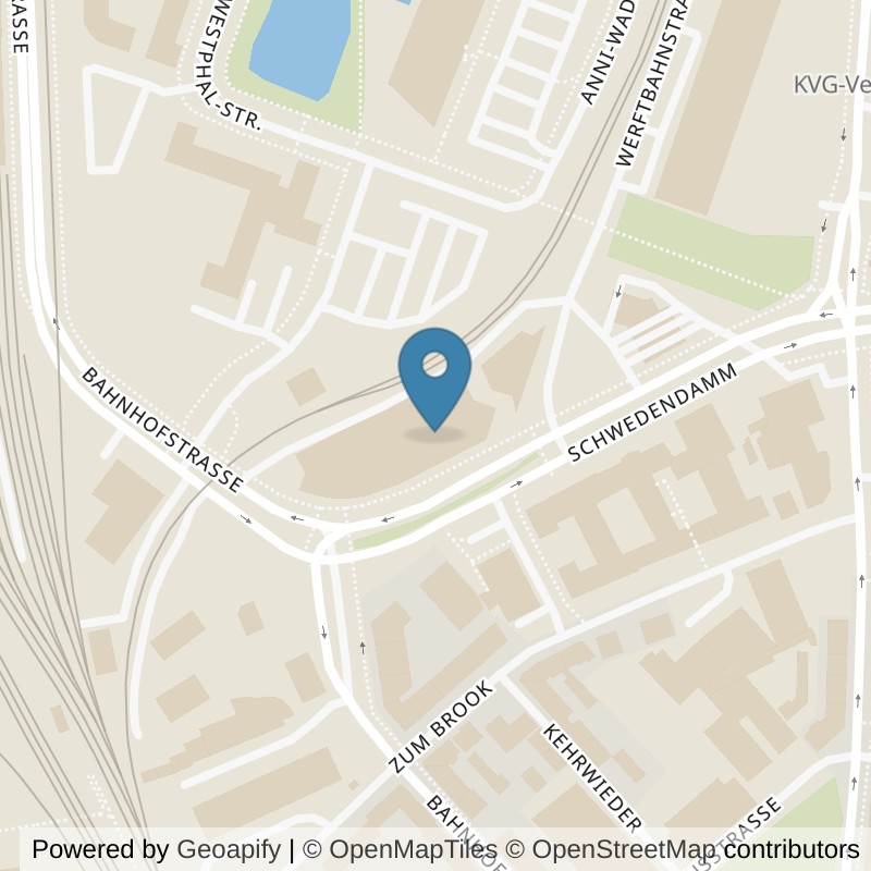 Map: location of FitX Kiel-Schwedendamm-9 in Kiel