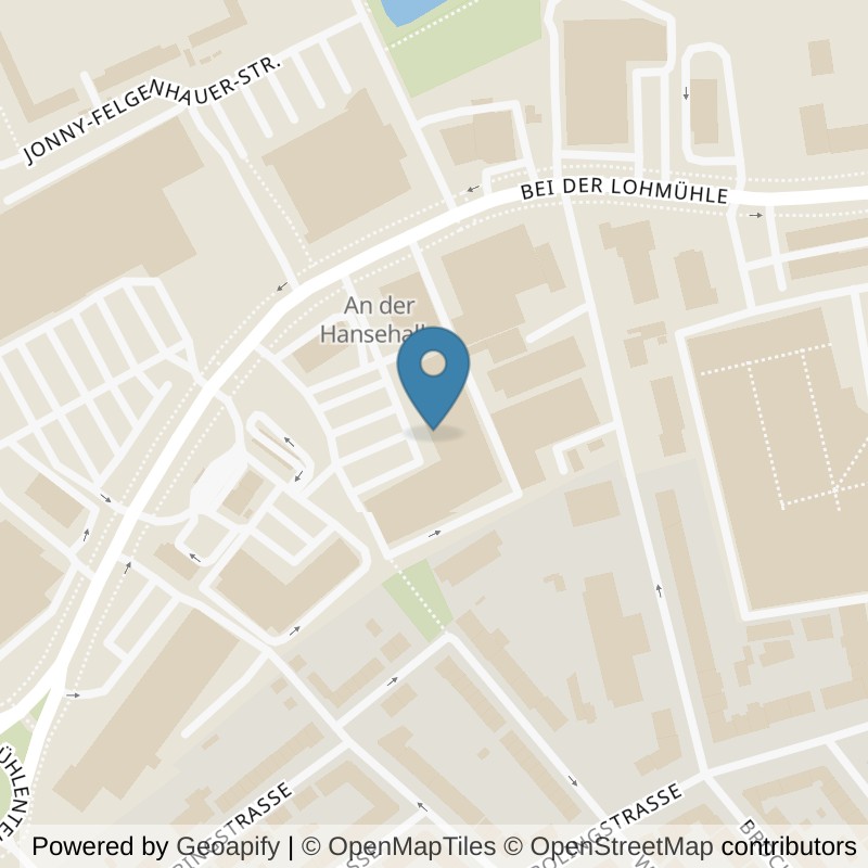 Map: location of FitX Lübeck-B-D-Lohmühle-84 in Lübeck