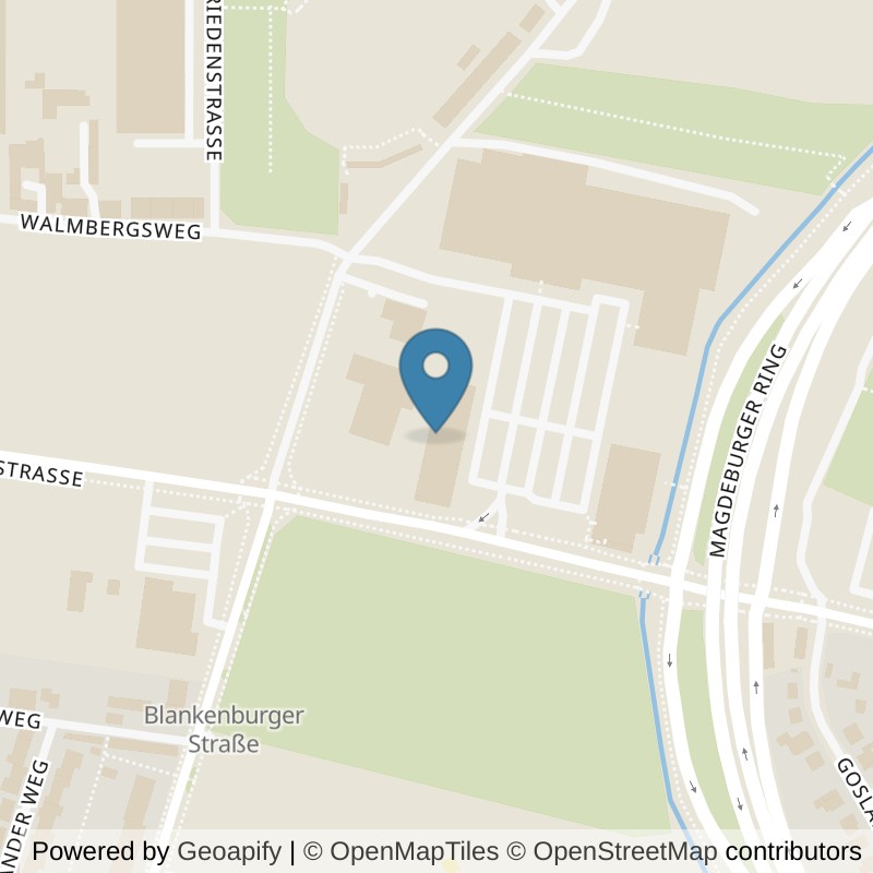 Map: location of FitX Magdeburg-Brenneckestrasse-46 in Magdeburg