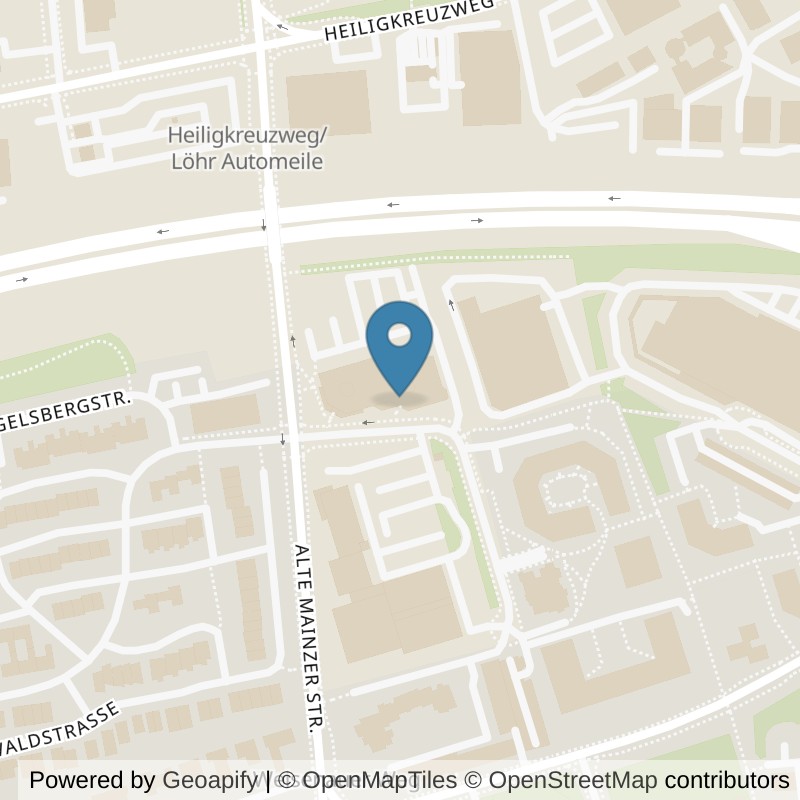 Map: location of FitX Mainz-Alte-Mainzer-Str-125 in Mainz