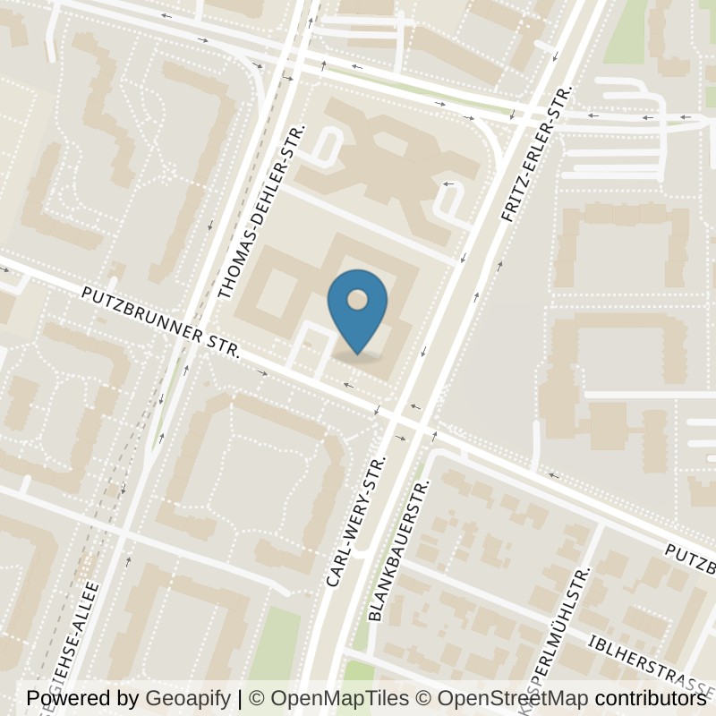 Map: location of FitX München-Neuperlach in München