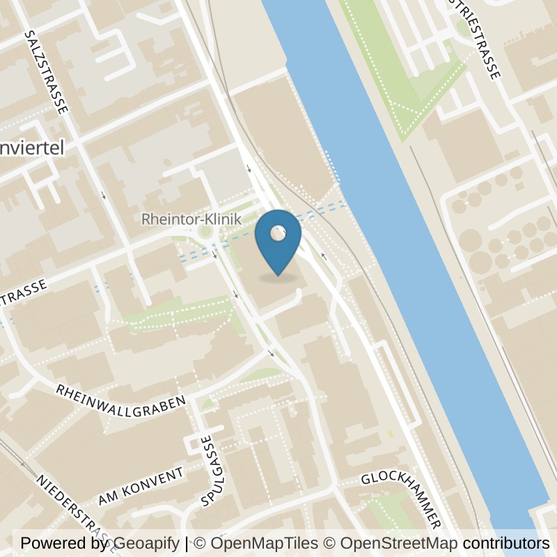 Map: location of FitX Neuss-Innenstadt in Neuss