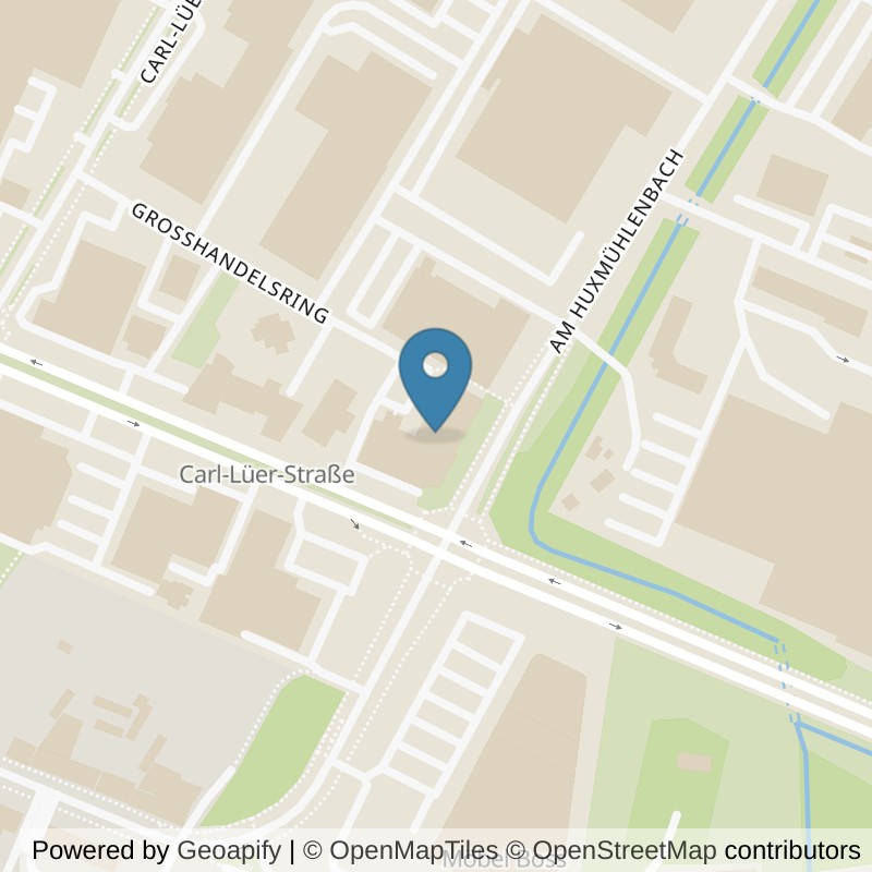 Map: location of FitX Osnabrück-Grosshandelsring-8 in Osnabrück