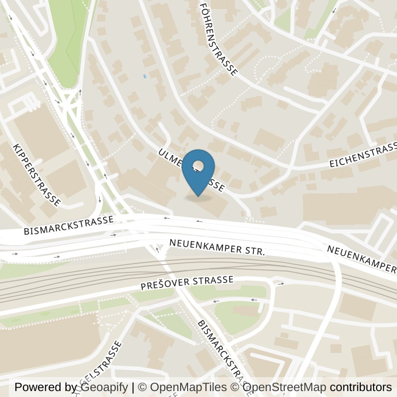 Map: location of FitX Remscheid-Neünkamper-Str-3-9 in Remscheid