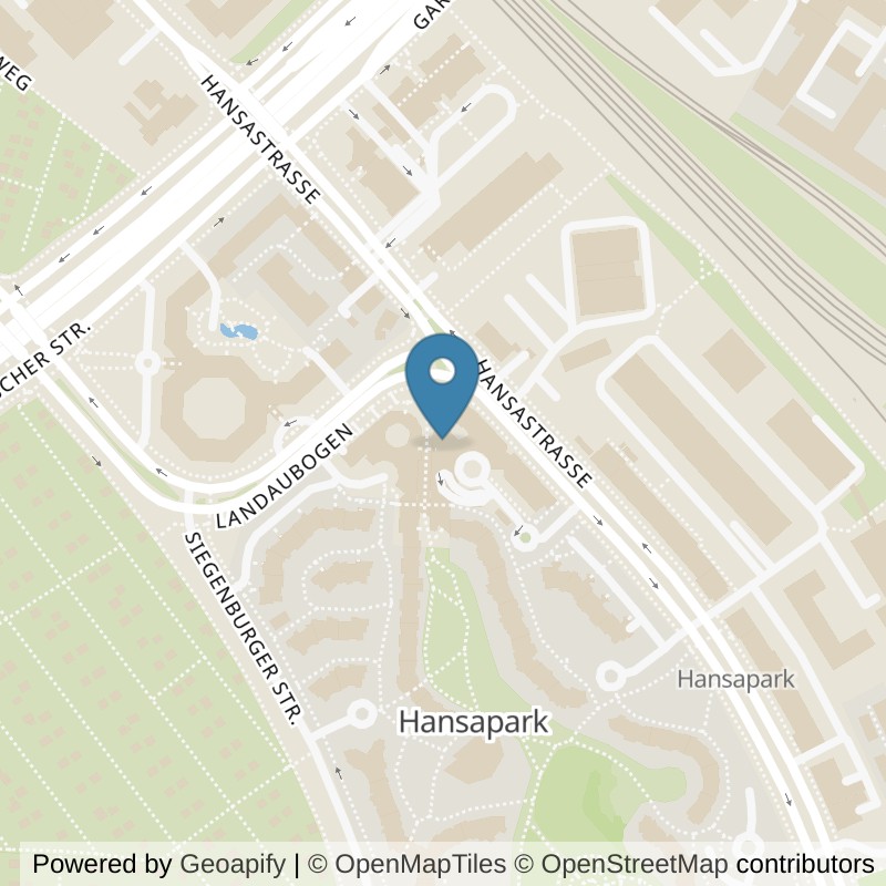 Map: location of FitX München Sendling-Westpark in München