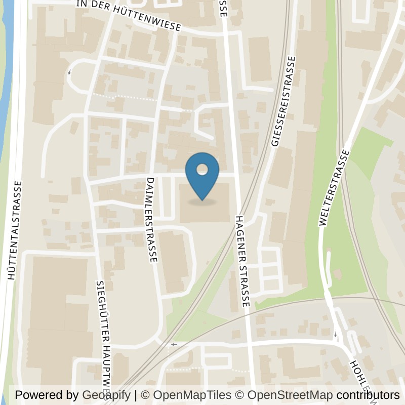 Map: location of FitX Siegen-Hagener-Str-67 in Siegen