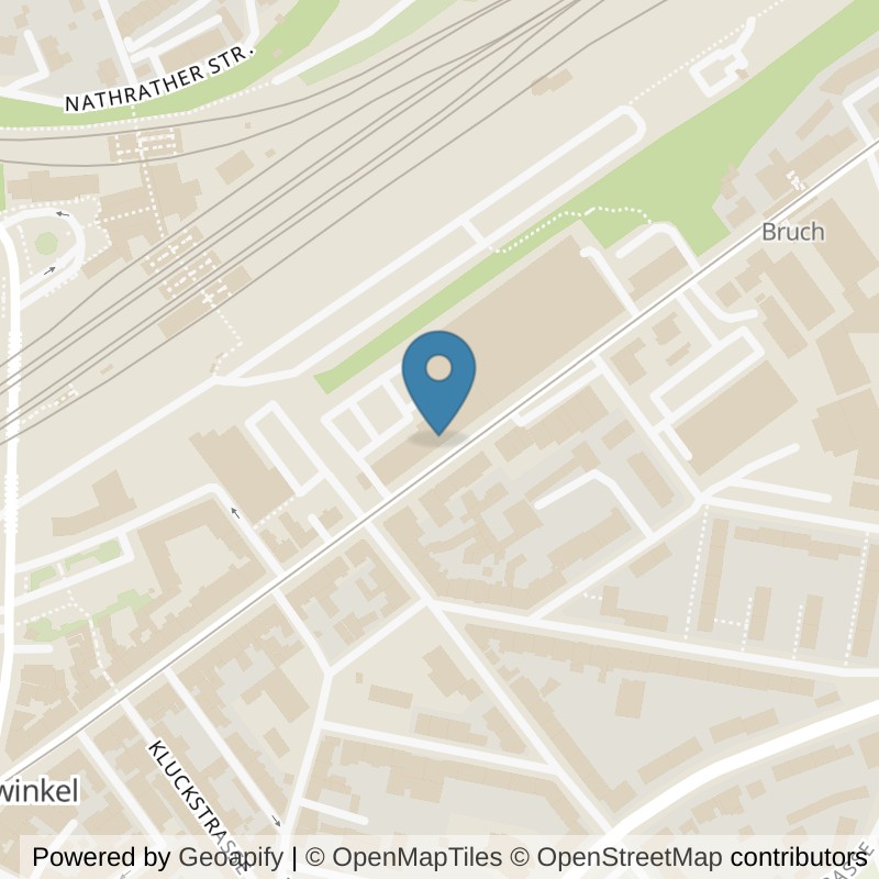 Map: location of FitX Wuppertal-Kaiserstrasse-39 in Wuppertal