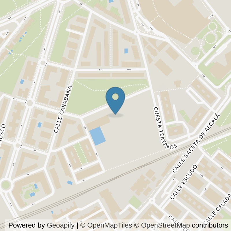 Map: location of Forus Alcalá Forjas in Madrid