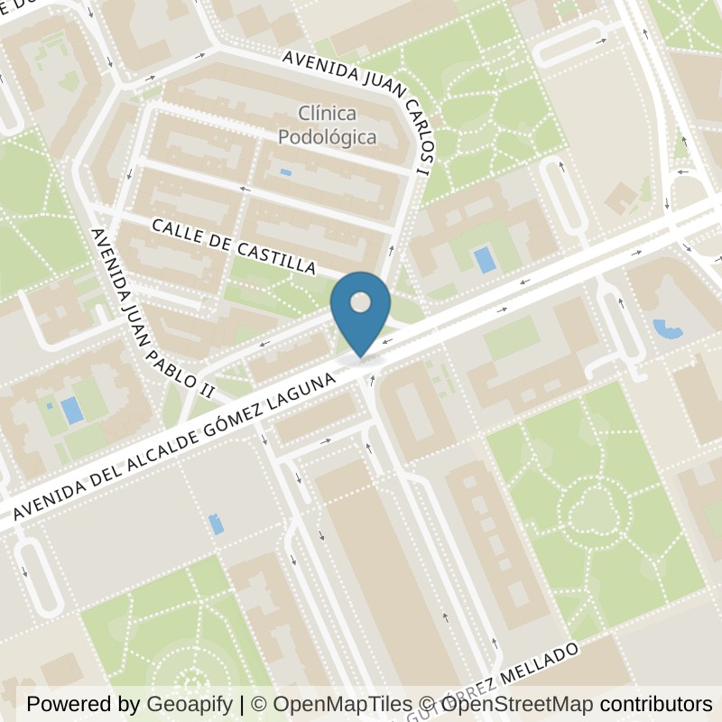 Map: location of Forus Aragonia in Zaragoza