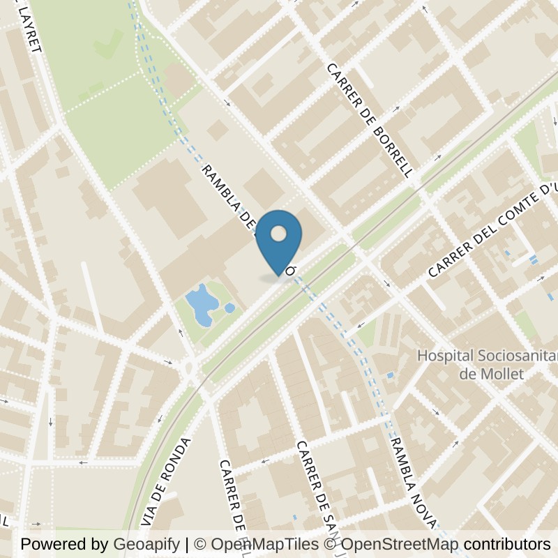 Map: location of Forus Ca N'Arimon in Mollet Del Valles