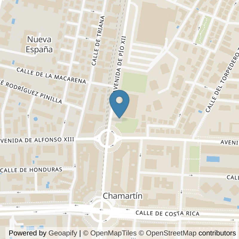 Map: location of Forus Chamartín in Madrid
