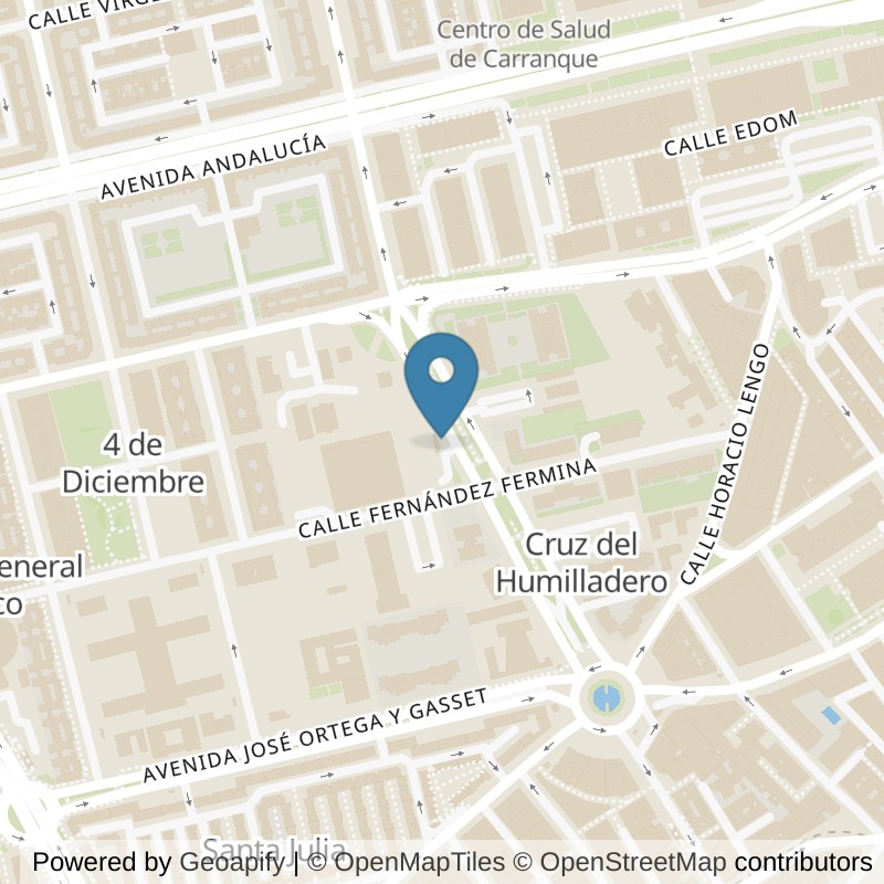 Map: location of Forus Conde Guadalhorce in Málaga