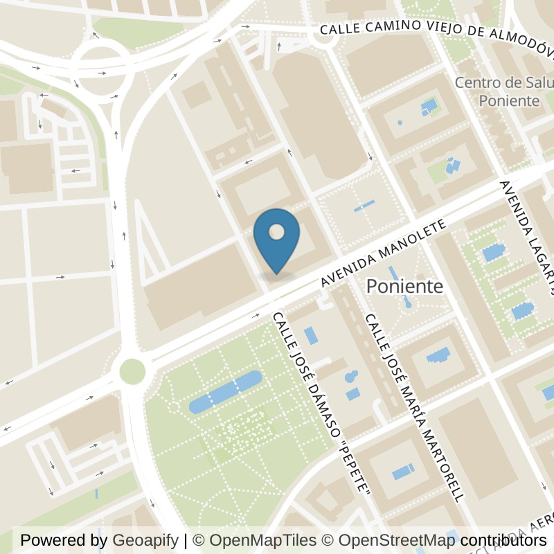 Map: location of Forus Córdoba in Córdoba
