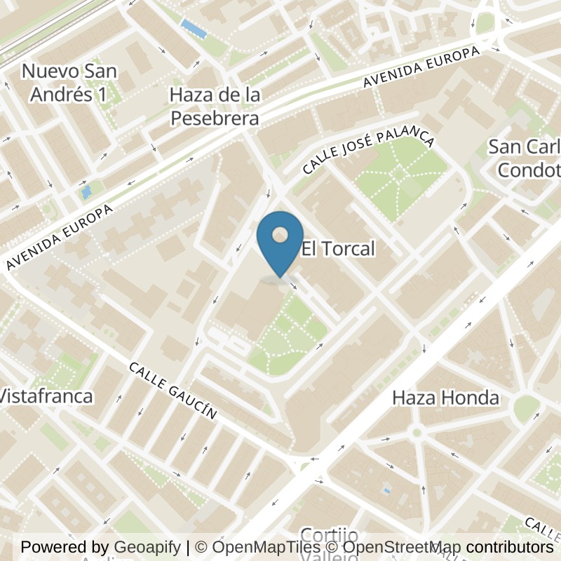 Map: location of Forus El Torcal in Málaga