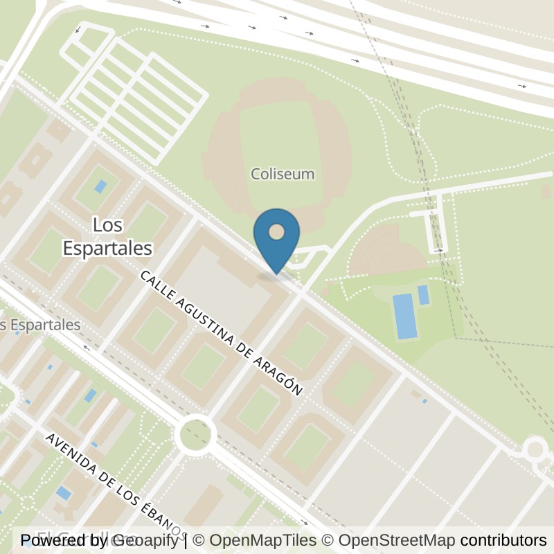 Map: location of Forus Getafe in Getafe