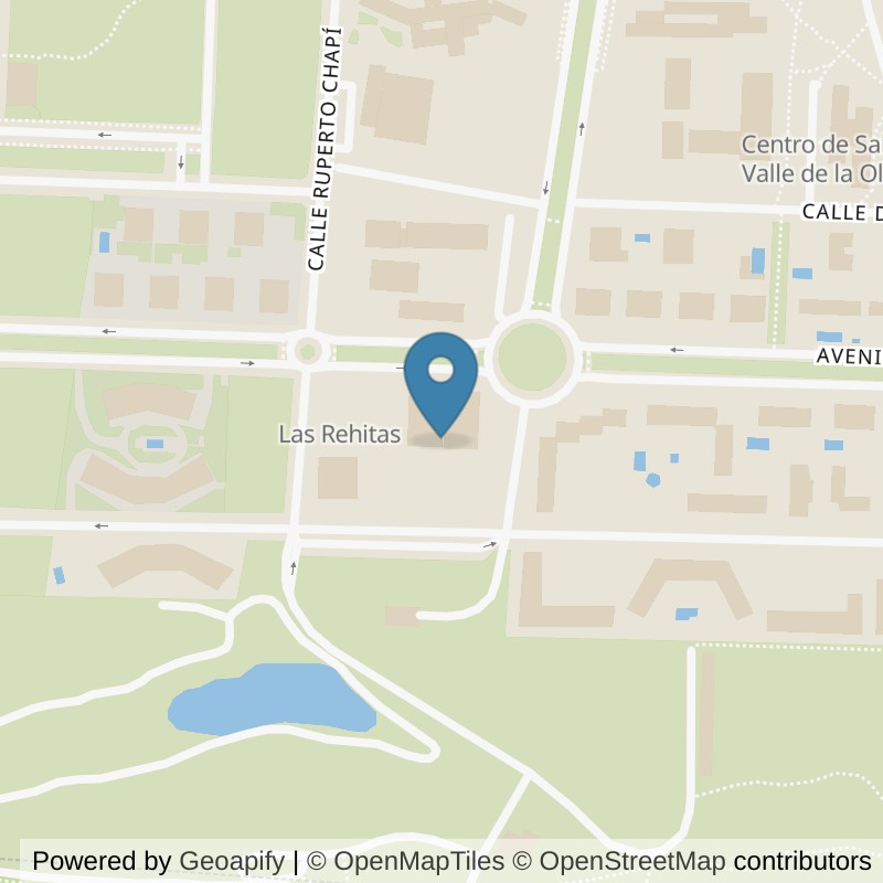 Map: location of Forus Golf Las Rejas in Majadahonda
