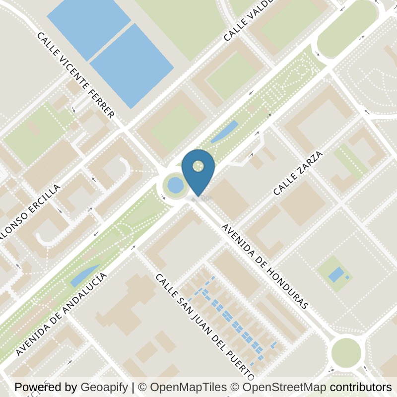 Map: location of Forus Huelva in Huelva