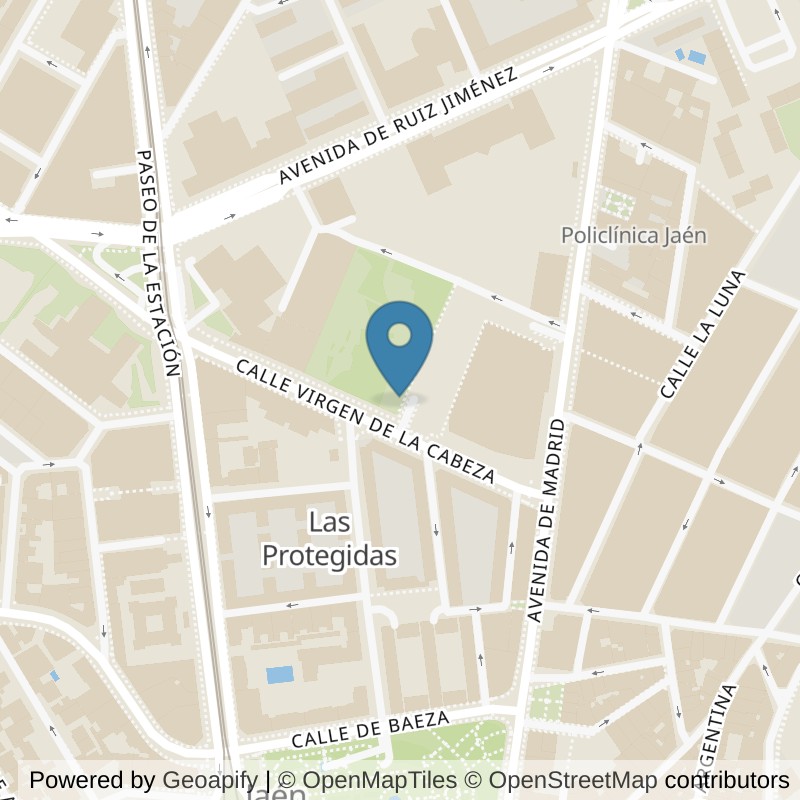 Map: location of Forus Jaén in Jaén