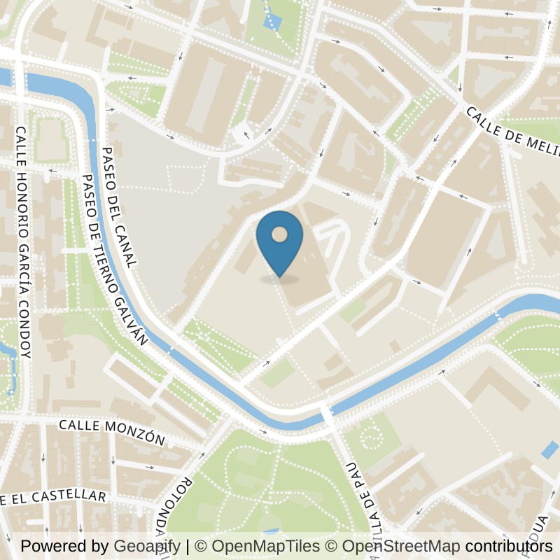 Map: location of Forus Jose Garces in Zaragoza