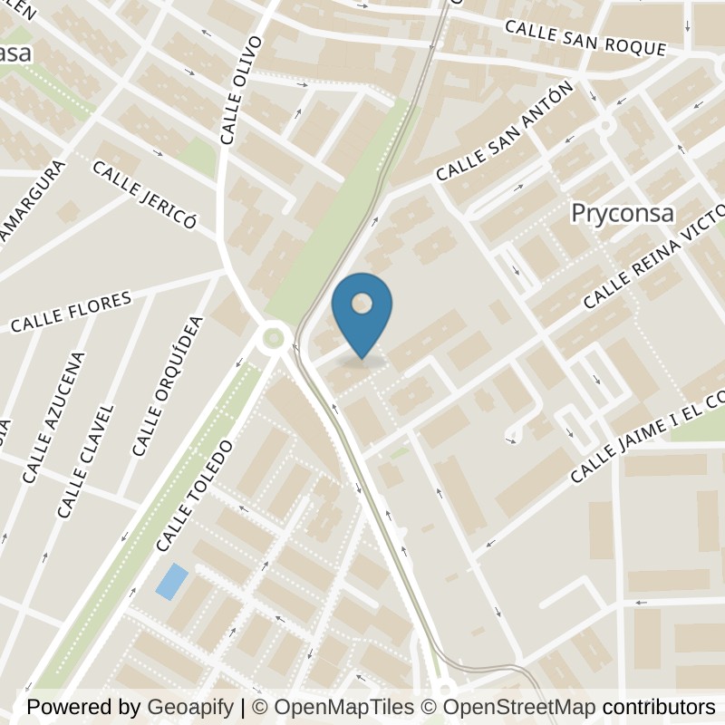 Map: location of Forus Parla in Madrid