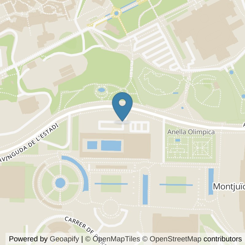 Map: location of Forus Picornell in Barcelona