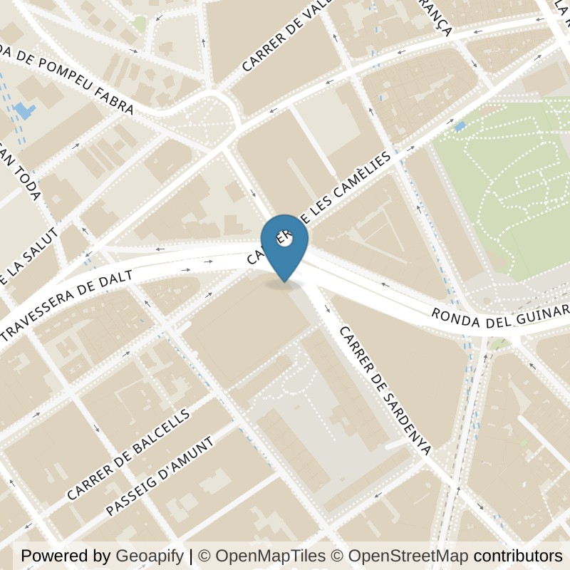 Map: location of Forus Sardenya in Barcelona