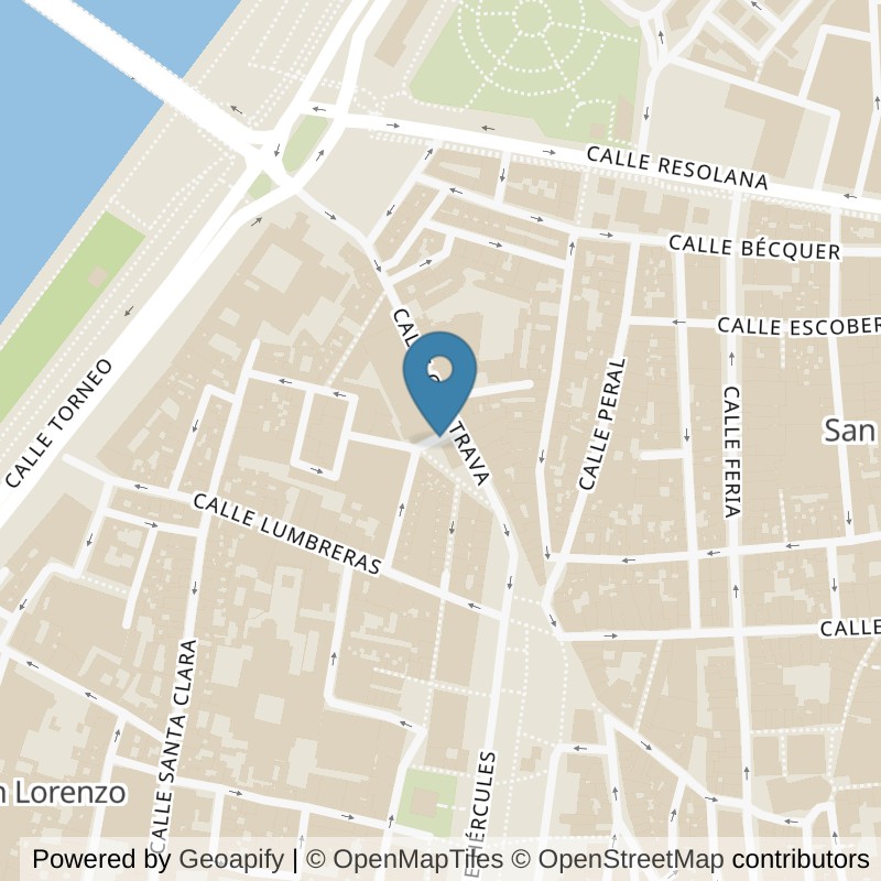 Map: location of Forus Sevilla in Sevilla