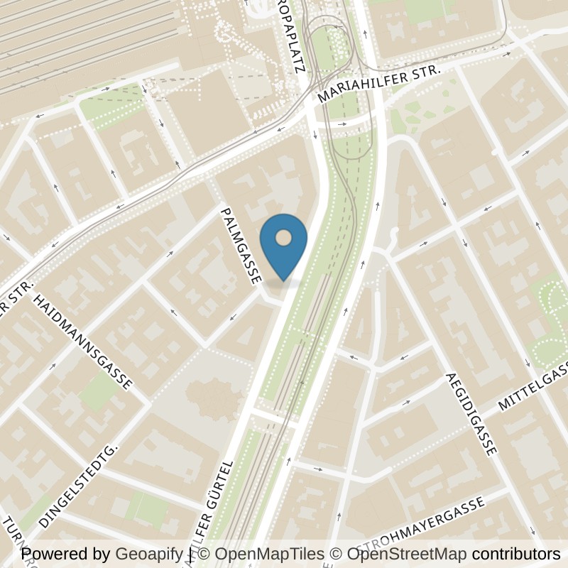 Map: location of Free Gym in Wien