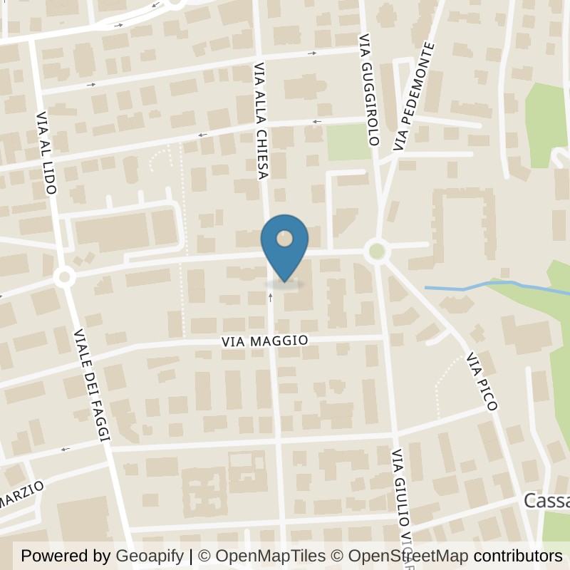 Map: location of Free Time Club in Lugano